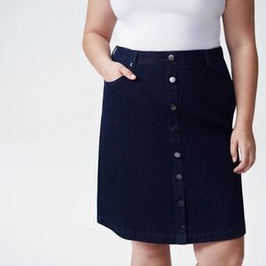 Universal Standard Dark Blue Mini Skirt